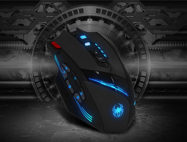 Hot USB2.0 wired 12 keys programming game mouse